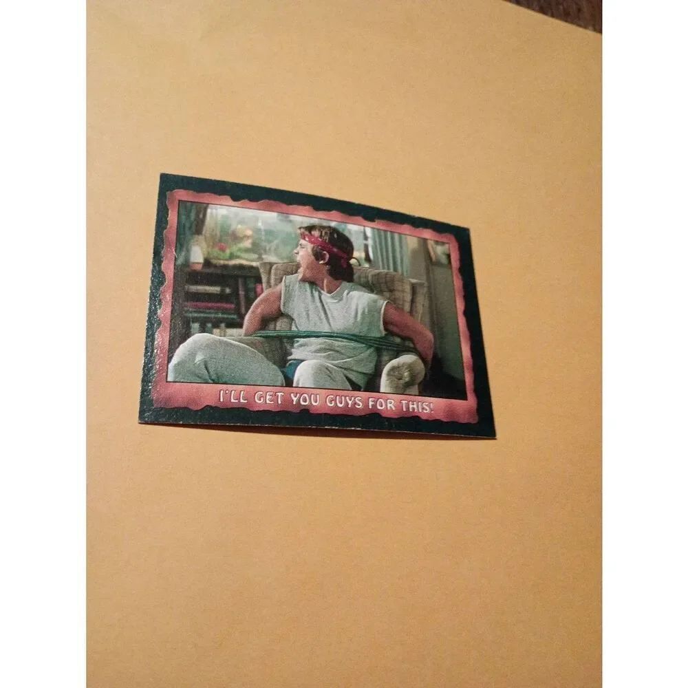 Vintage 1985 Warner Bros Topps Gum Goonies Trading Card #16 I'll Get You Guys